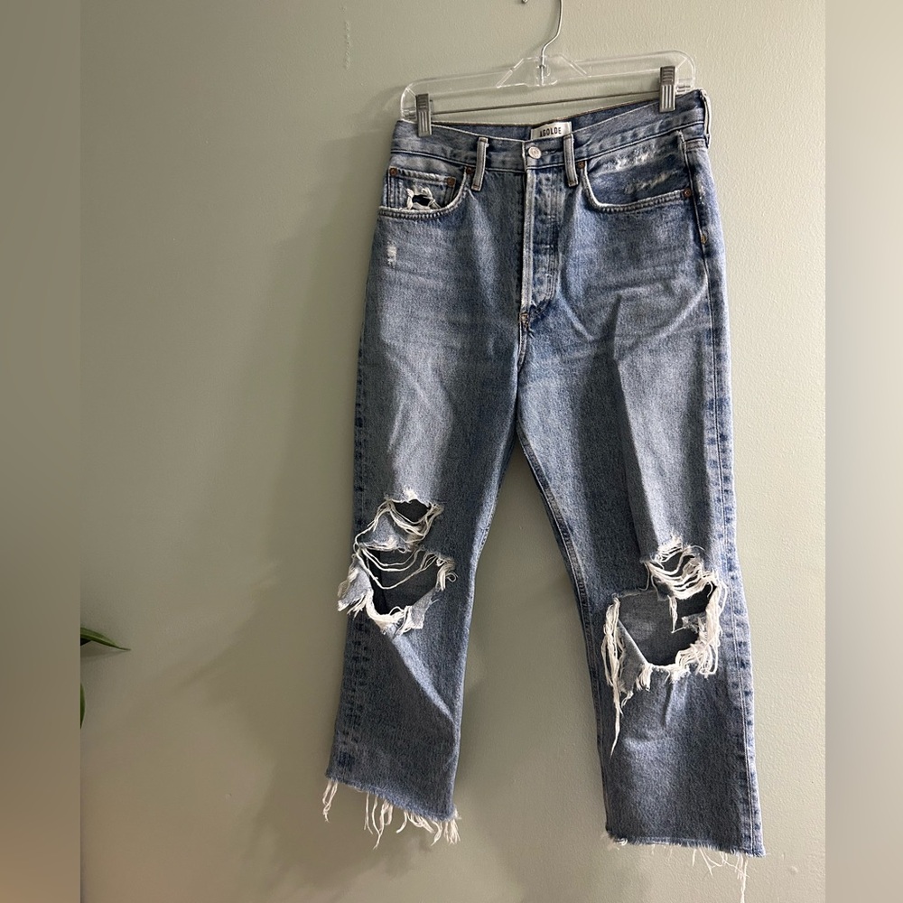 AGOLDE 90's Pinch Waist high-rise straight-leg jean